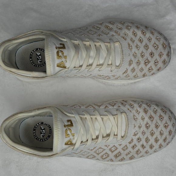 APL Cream and Gold Athletic Shoes - Picture 2 of 14